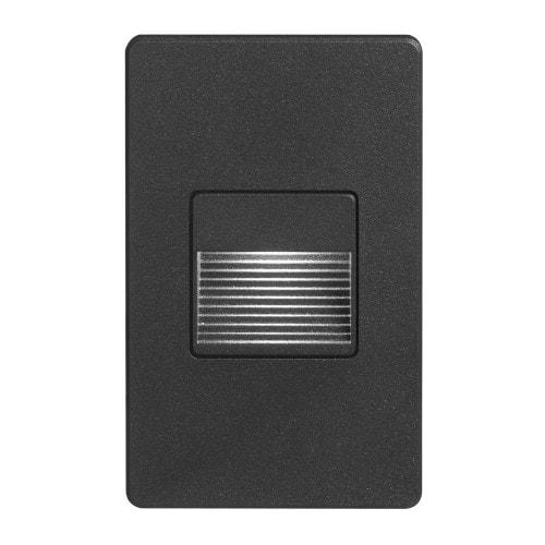 Black Rectangle Indoor/Out 3W LED Wall L. Picture 1