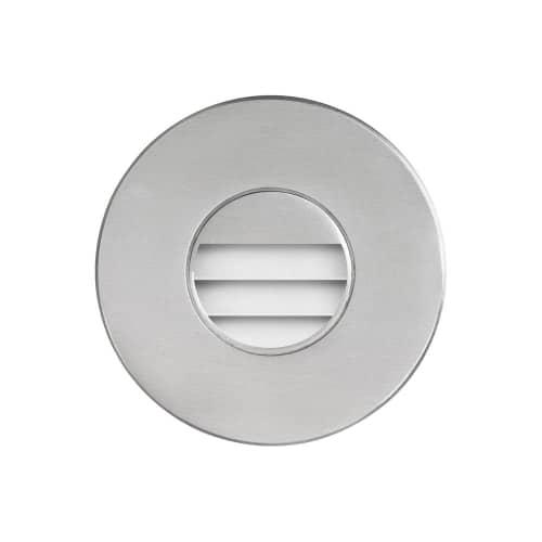 Brushed Alum Round In/Outdoor 3W LED. Picture 1