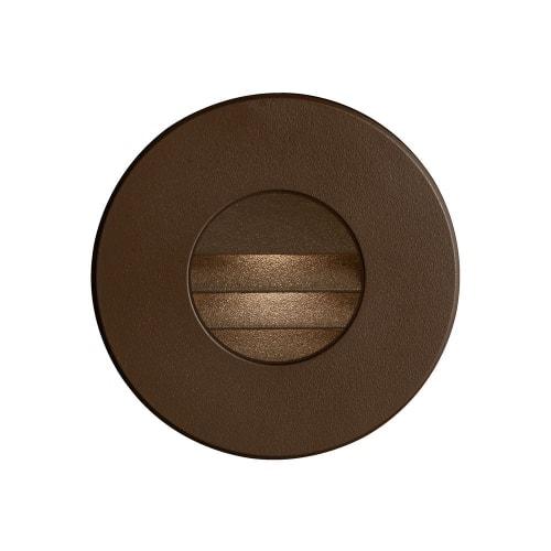 Bronze Round In/Outdoor 3W LED Wall Light. Picture 1