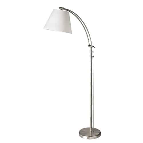 Adjustable Floor Lamp - White Shd. Picture 1