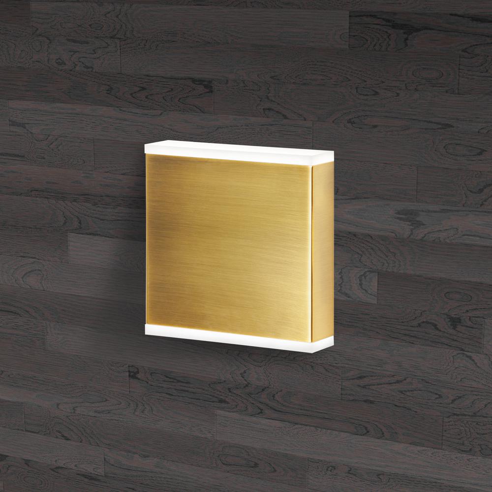 15W Wall Sconce, AGB, Acrylic Diffuser. Picture 2