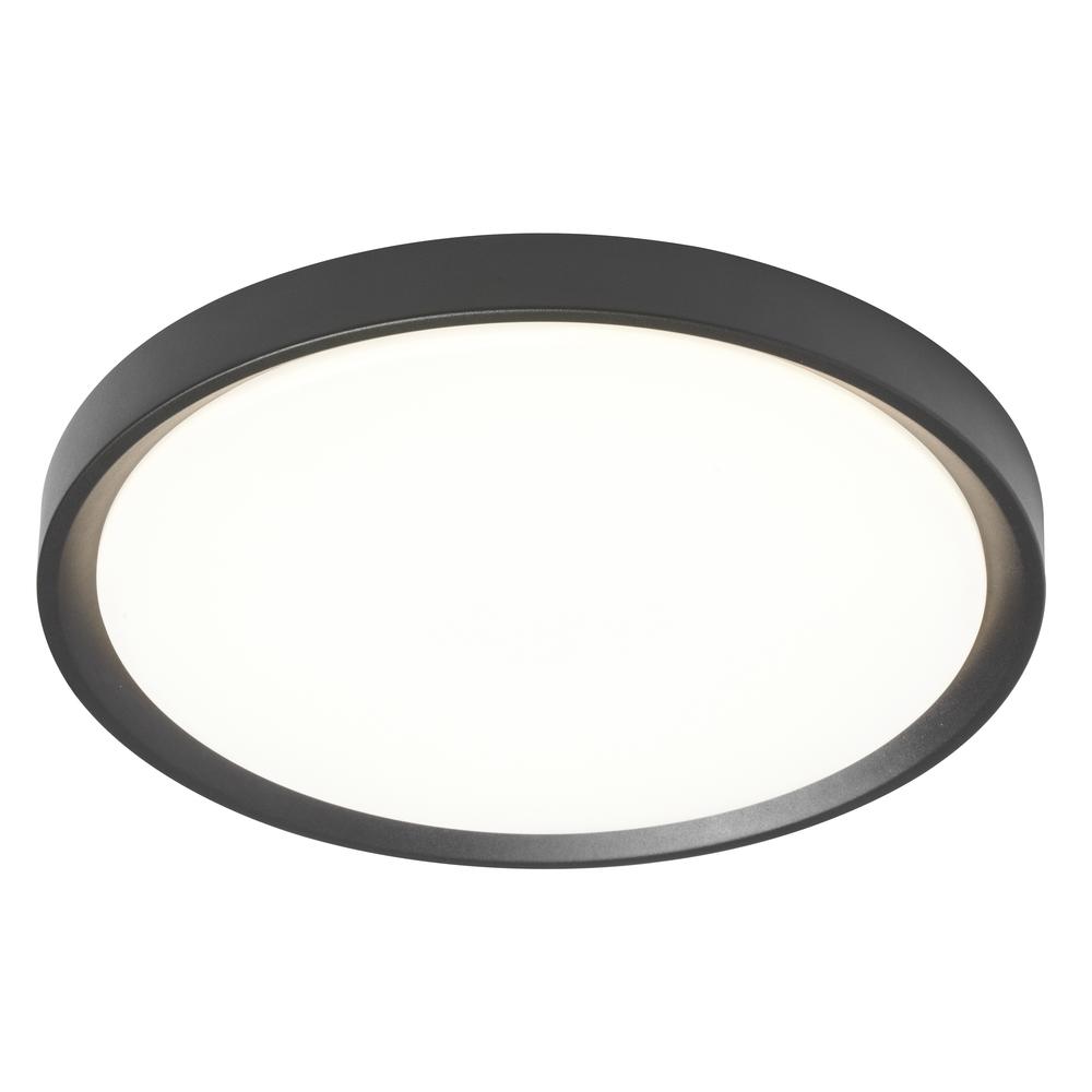 30W Flush Mount, MB, WH Diffuser. Picture 1