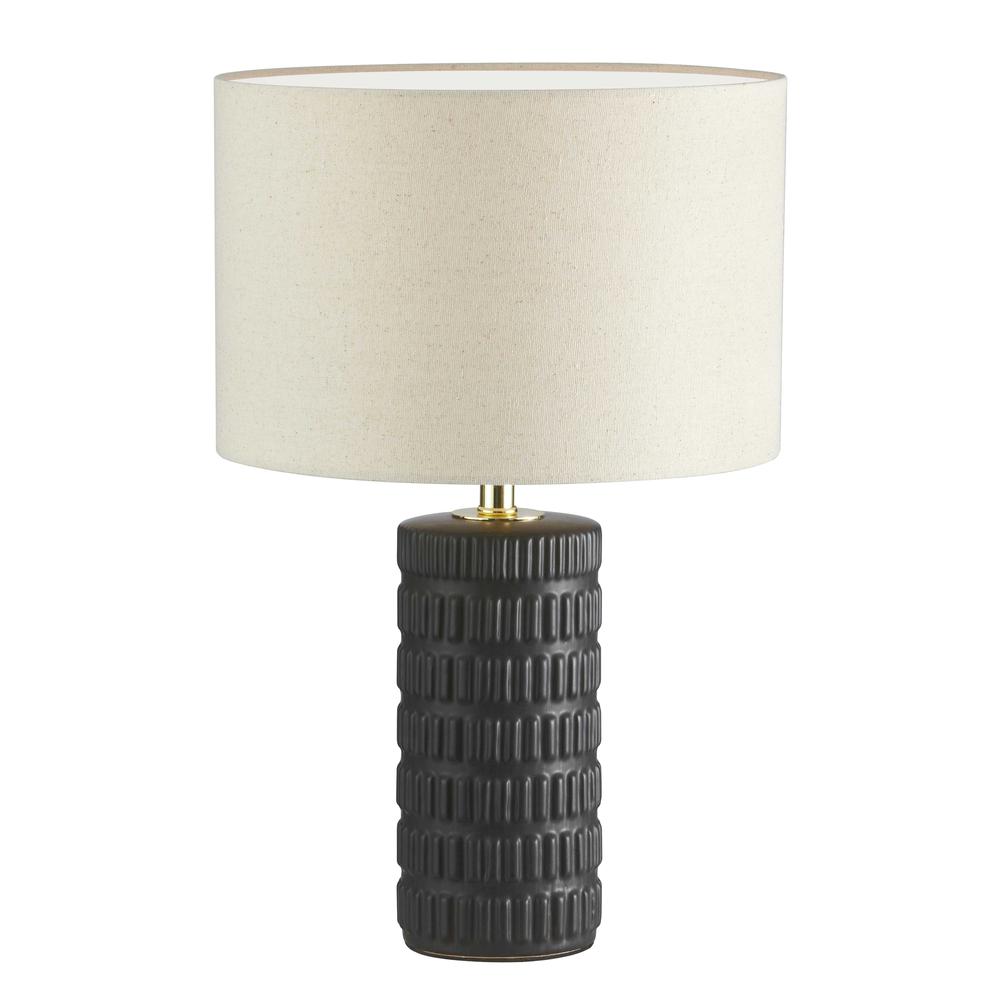 1LT Incandescent Table Lamp, MB, BG Shade. The main picture.