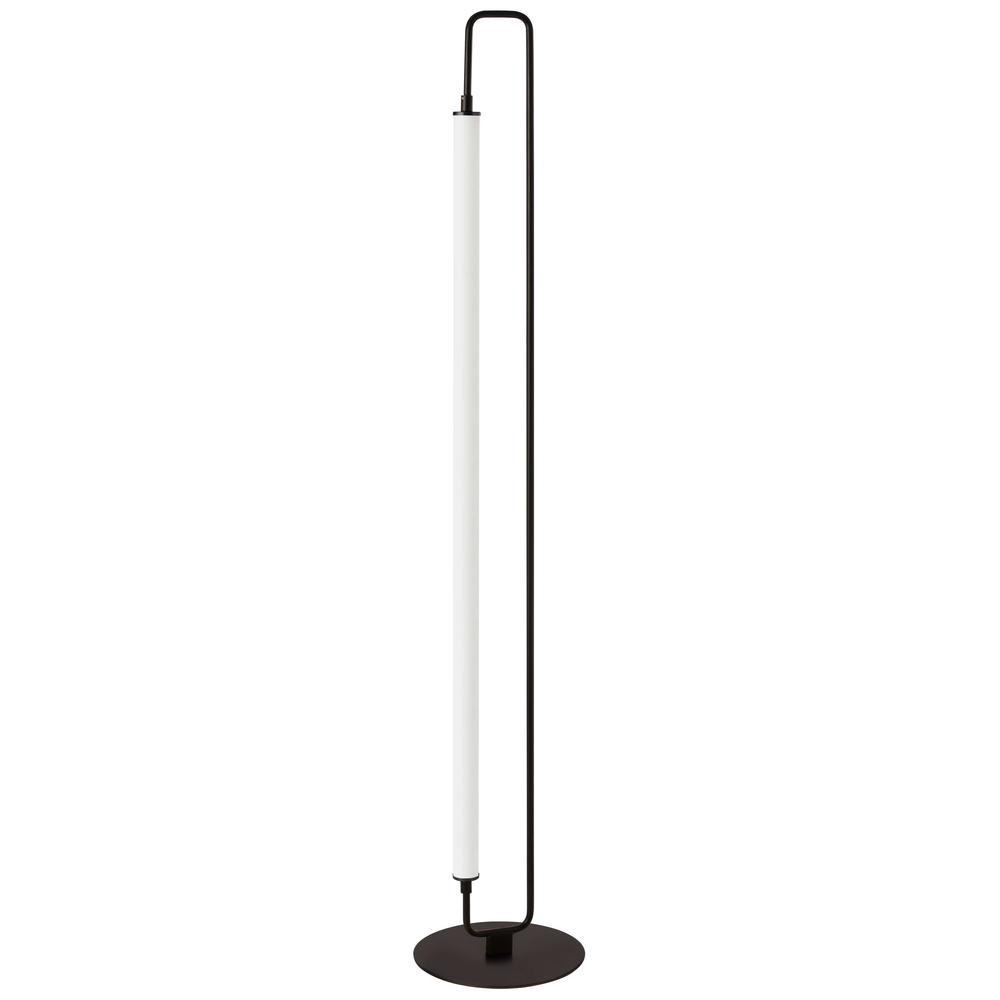 32W Floor Lamp, MB, WH Acrylic. Picture 2