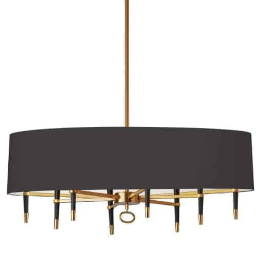 8LT Incandescent Horizontal Chandelier, VB Finish. The main picture.