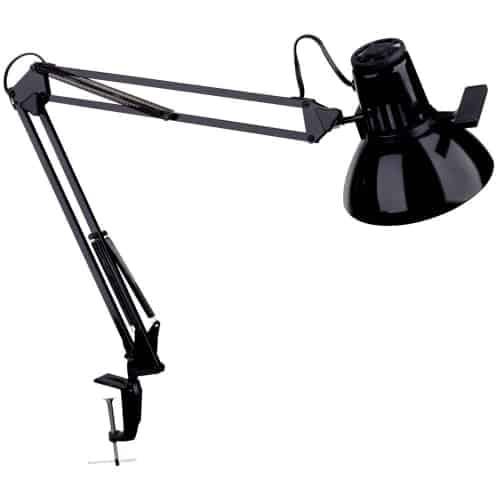 Desktop Task Lamp, Gloss Black. Picture 1