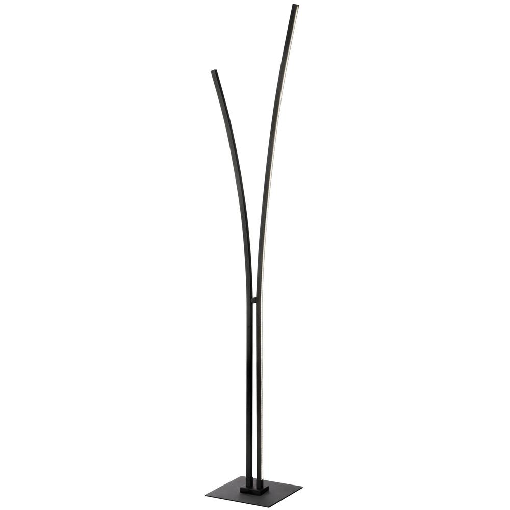 36W Floor Lamp, MB w/ WH Acrylic Diffuser. The main picture.