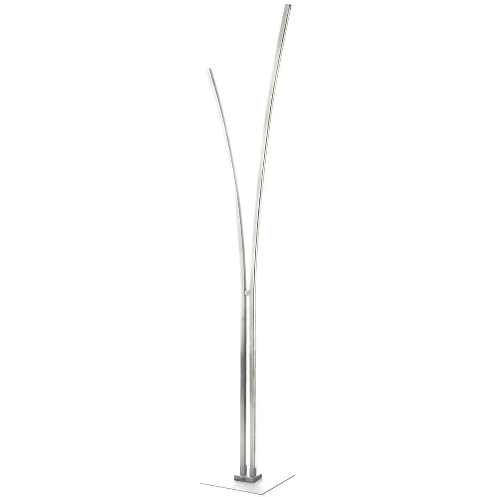 34W Floor Lamp, SV, WH Acrylic Diffuser. Picture 1