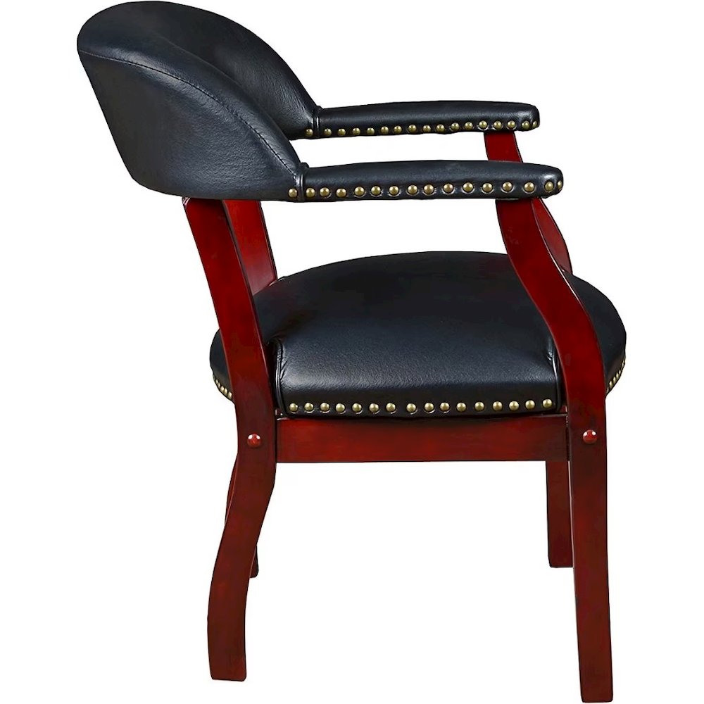 Traditional Reception Chair - Black. Picture 2