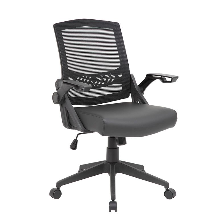 Boss Mesh Flip Arm Task Chair. Picture 1