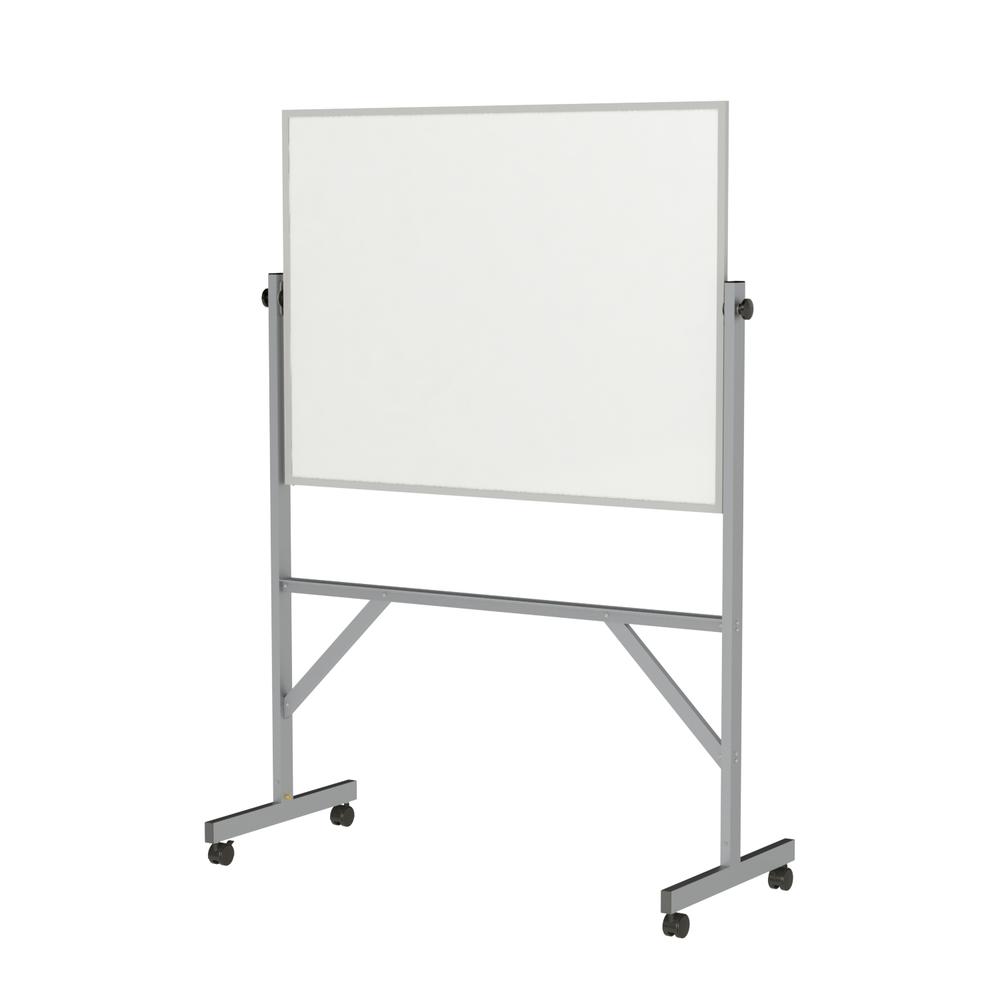 Ghent Reversible Whiteboard with Wood Frame, 3'H x 4'W. Picture 1