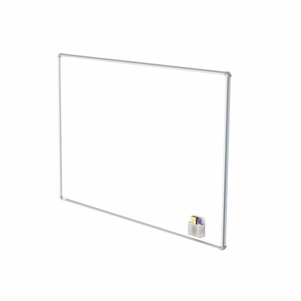 48" x 72" Nexus Wall-Mounted Porcelain Magnetic Whiteboard. Picture 1