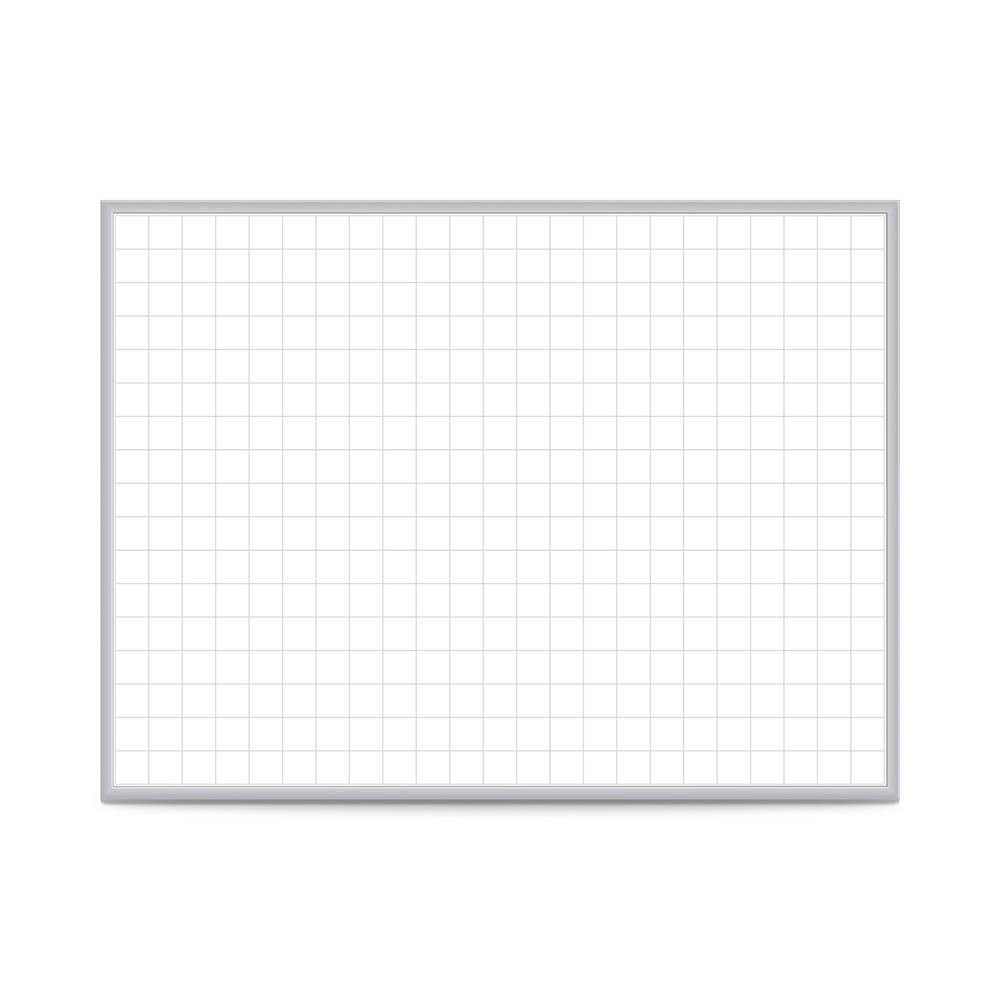 Ghent 2"x2" Grid Whiteboard, 4’H x 6’W. Picture 1
