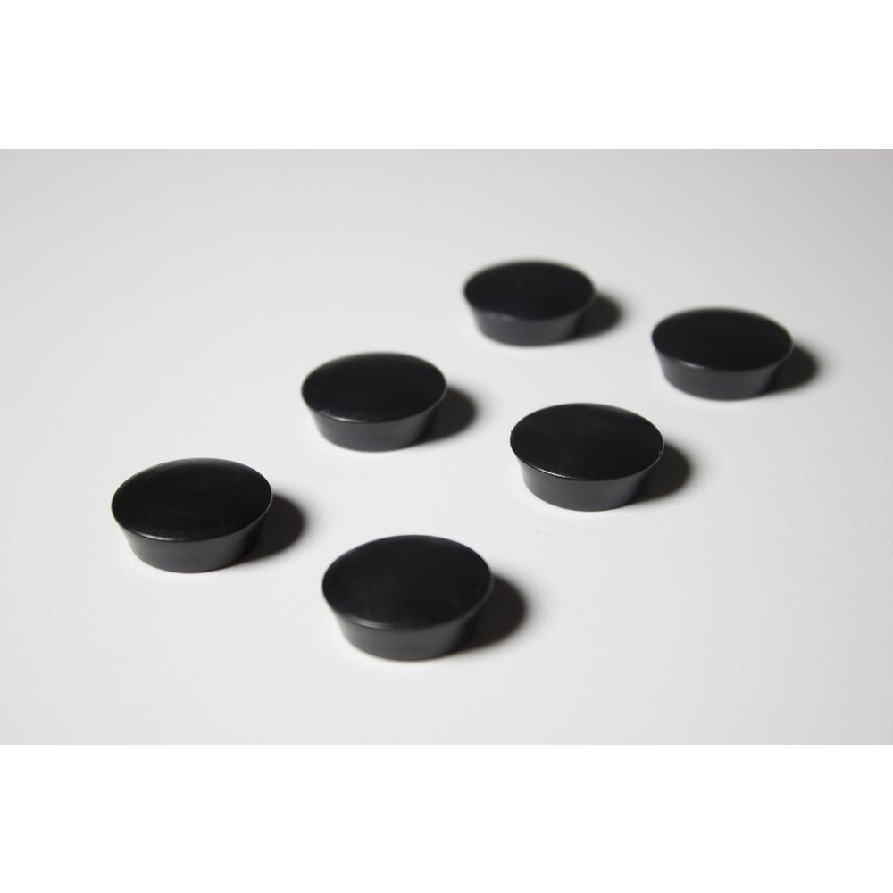 Ghent Rare Earth Magnets - Black - 6 pack. Picture 2
