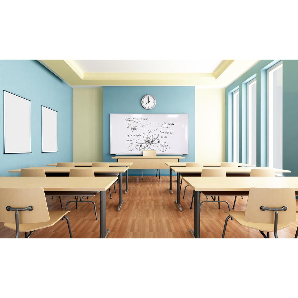 Ghent Reversible Whiteboard with Wood Frame 3' H x 4' W
