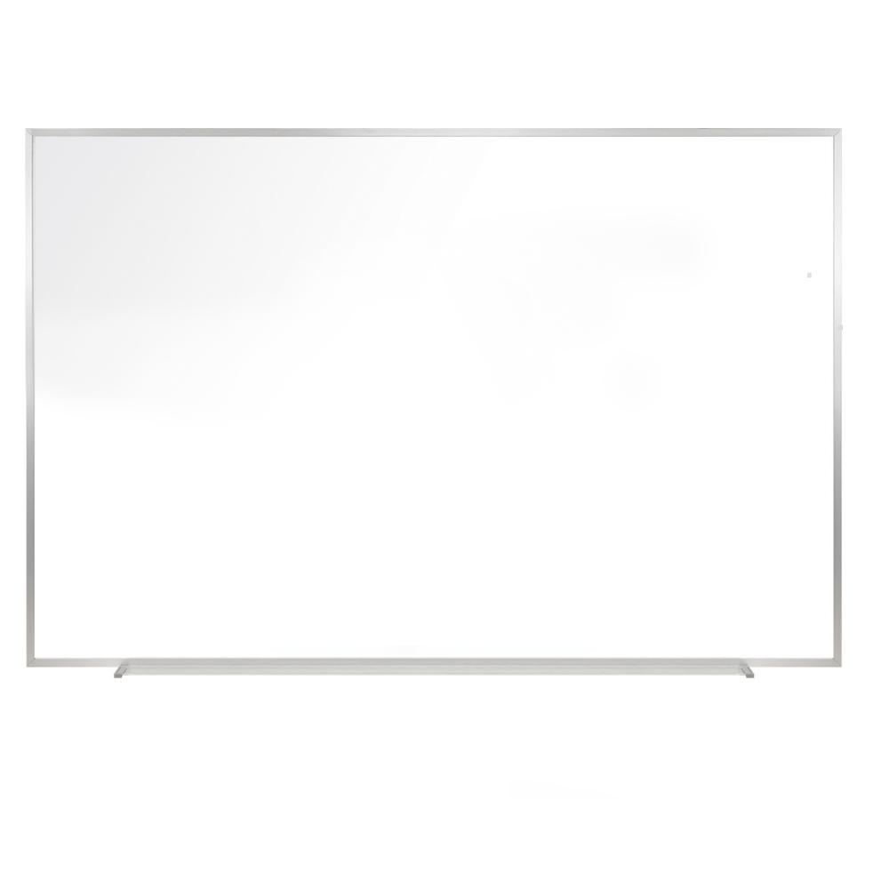 Ghent Magnetic Porcelain Whiteboard with Aluminum Frame, 3'H x 5'W. Picture 1