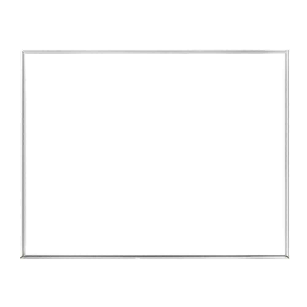 Ghent Non-Magnetic Whiteboard with Aluminum Frame, 18"H x 24"W. Picture 1