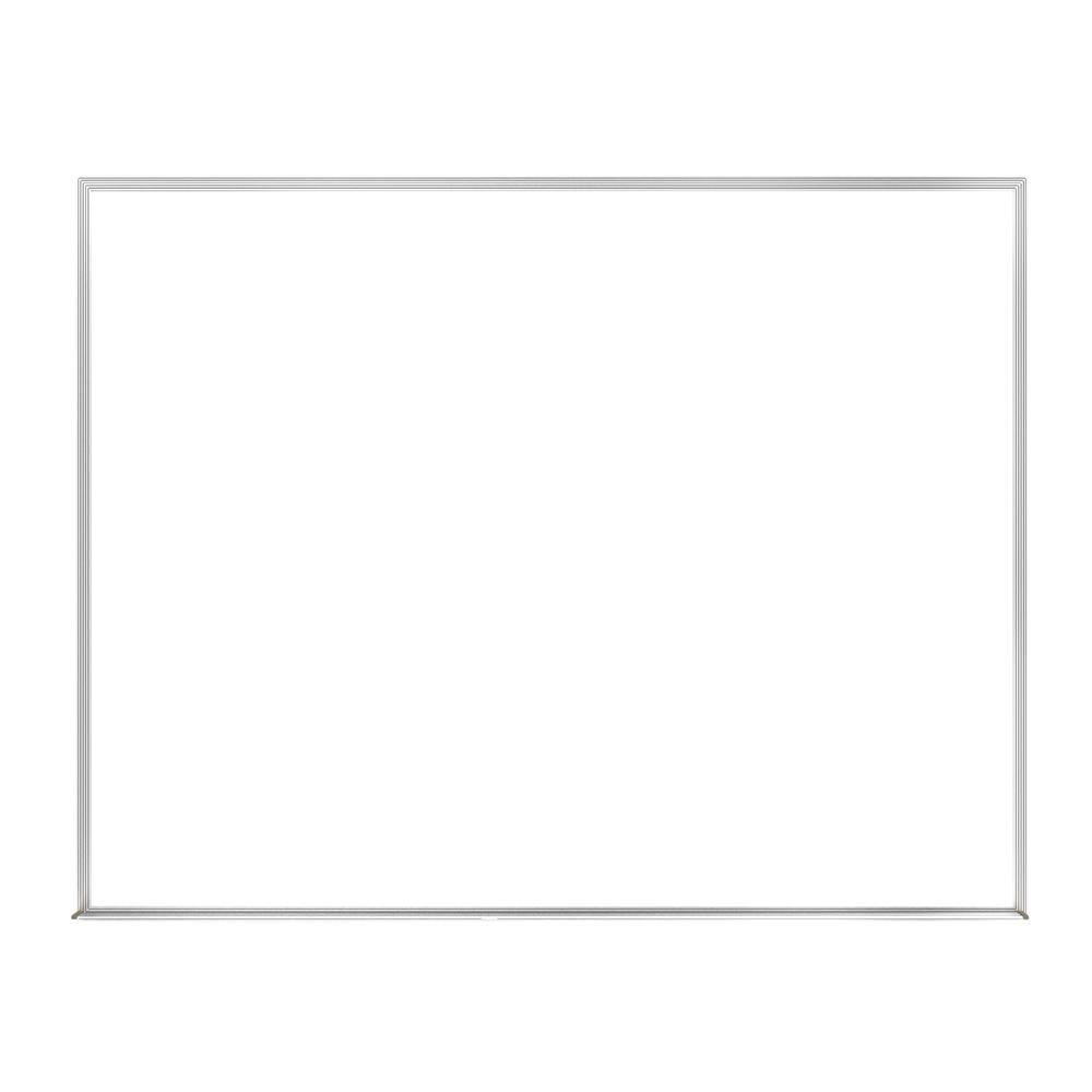 Ghent Non-Magnetic Whiteboard with Aluminum Frame, 3'H x 4'W. Picture 1