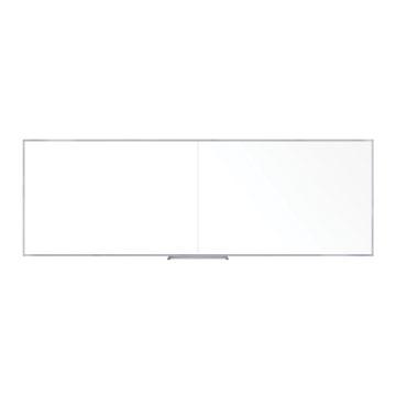 Ghent Non-Magnetic Whiteboard with Aluminum Frame, 4'H x 10'W. Picture 2