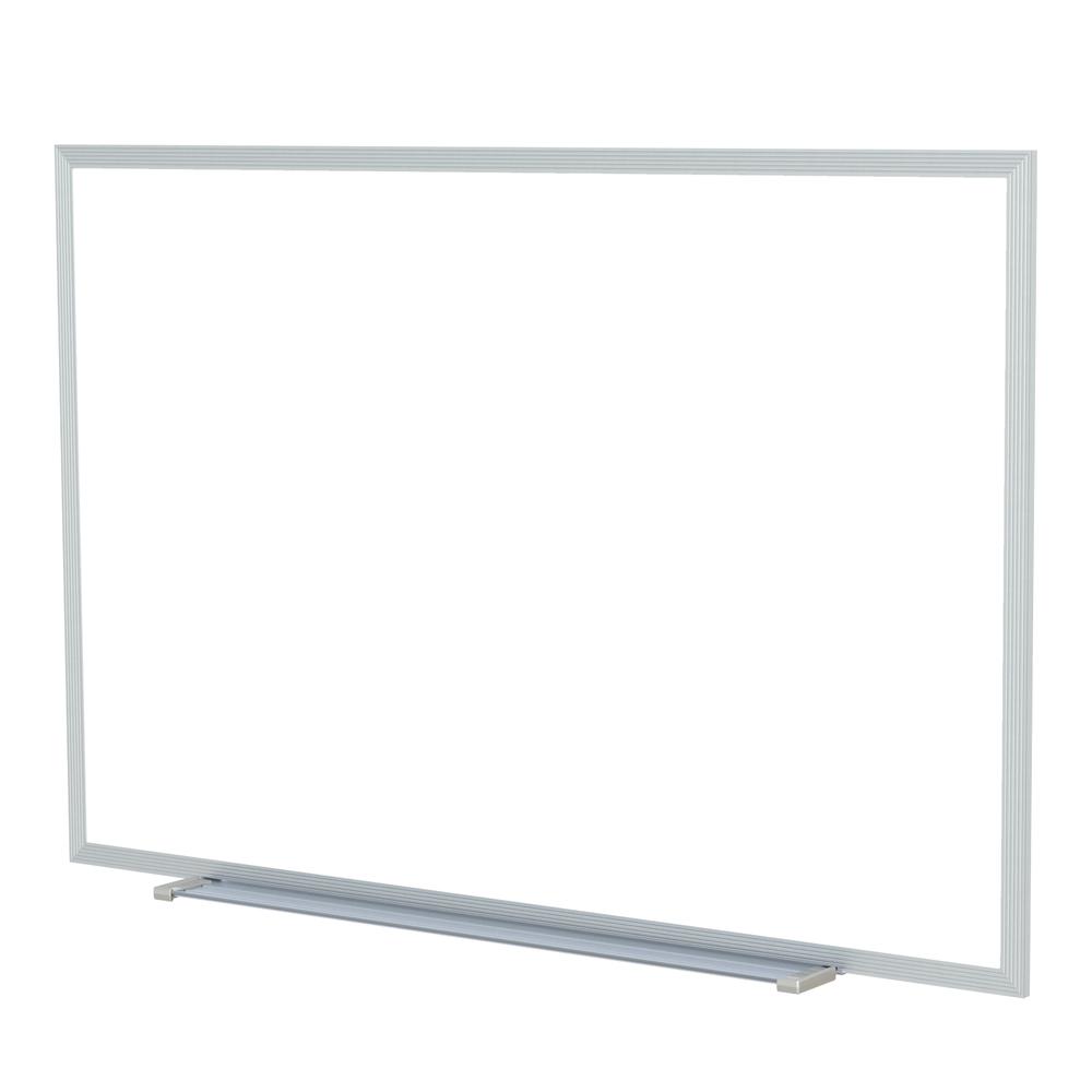 Ghent Magnetic Painted Steel Whiteboard with Aluminum Frame, 2'H x 3'W. Picture 1