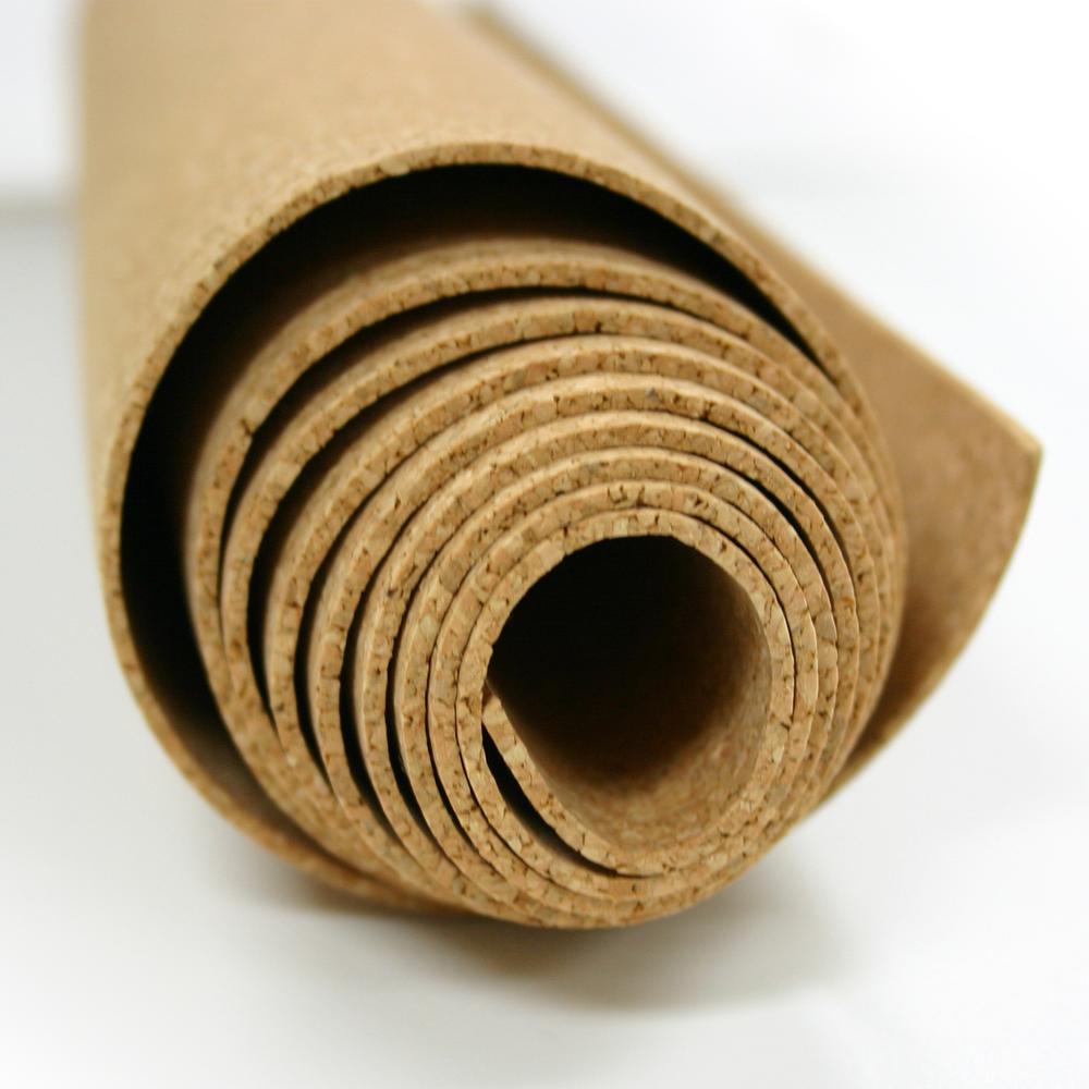 4'x8'  1/8" Natural Cork Roll. The main picture.