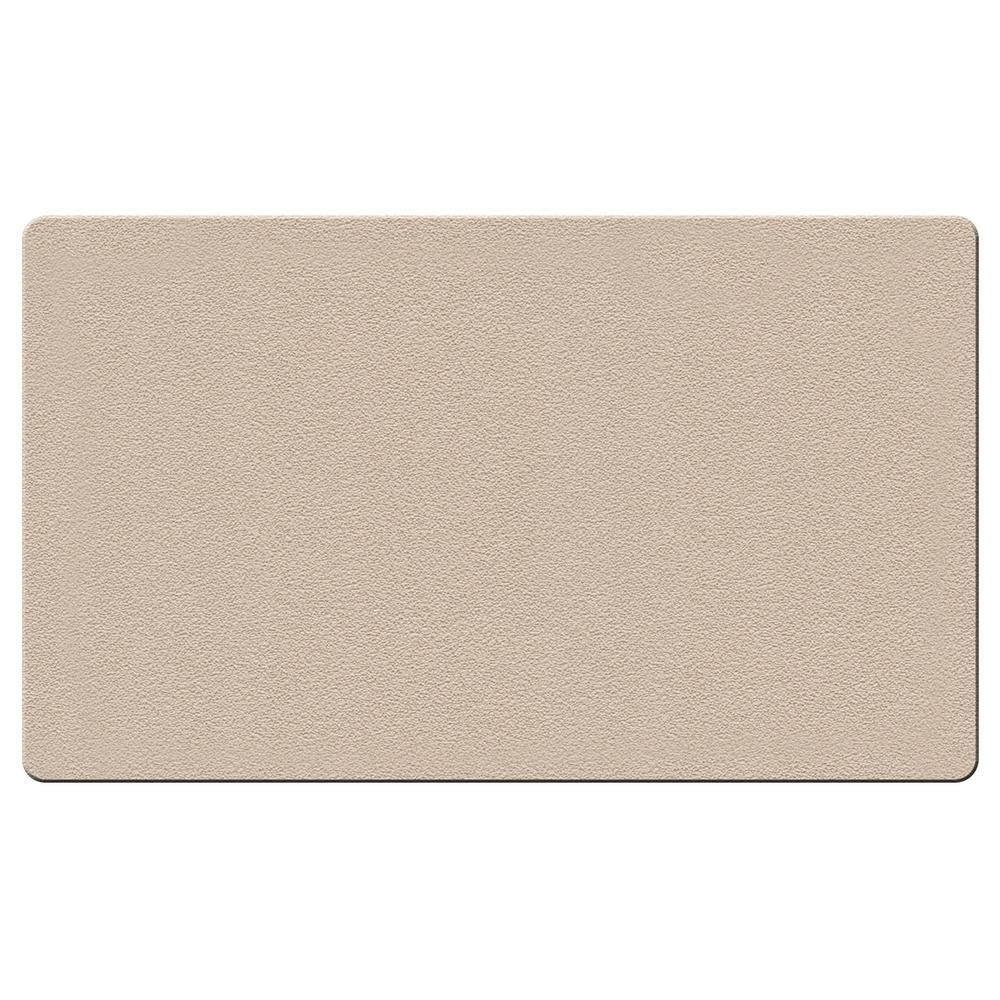 Ghent 48"x72" Fabric Bulletin Board w/ Wrapped Edge - Beige. Picture 1