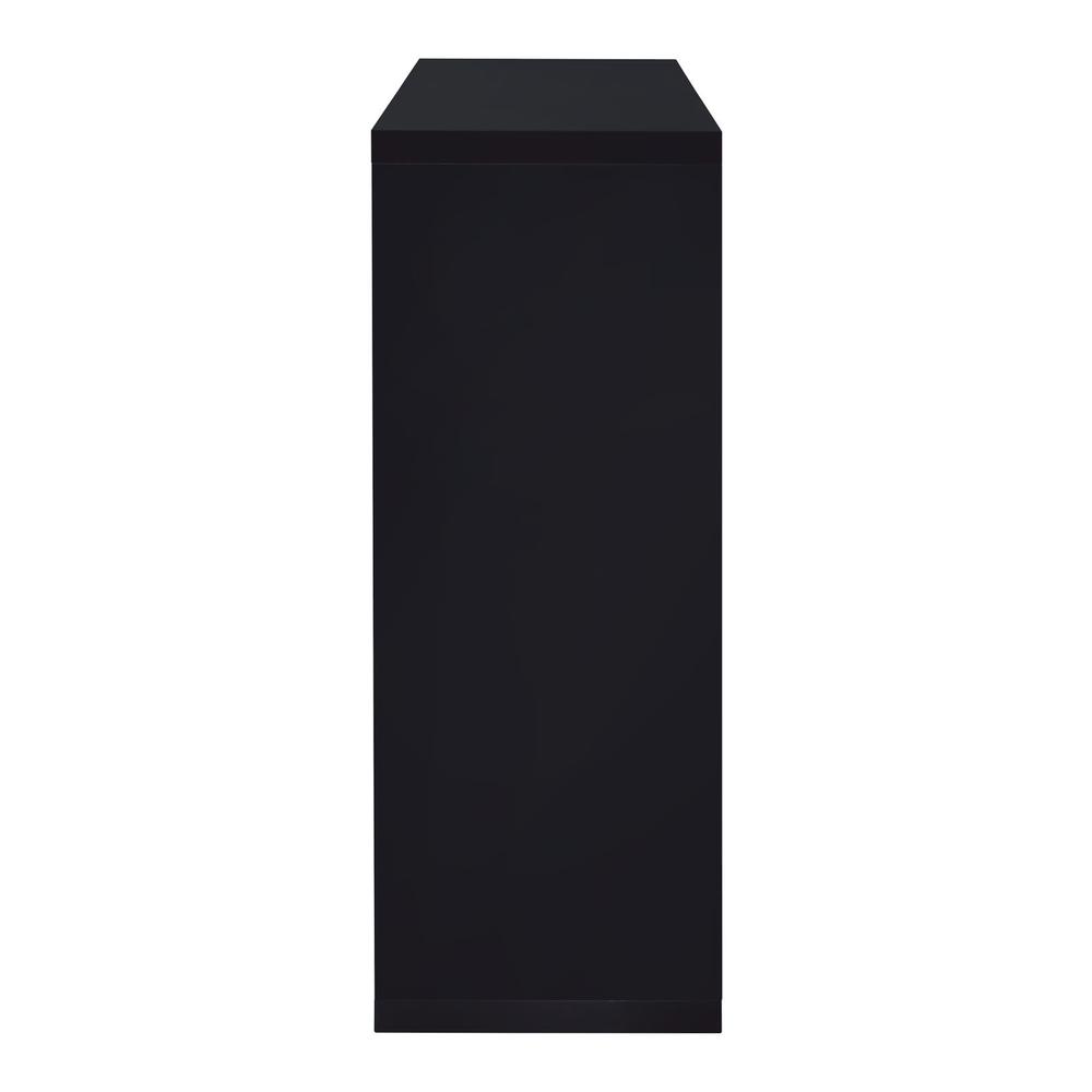 Prescott Rectangular 2-shelf Bar Unit Glossy Black. Picture 5