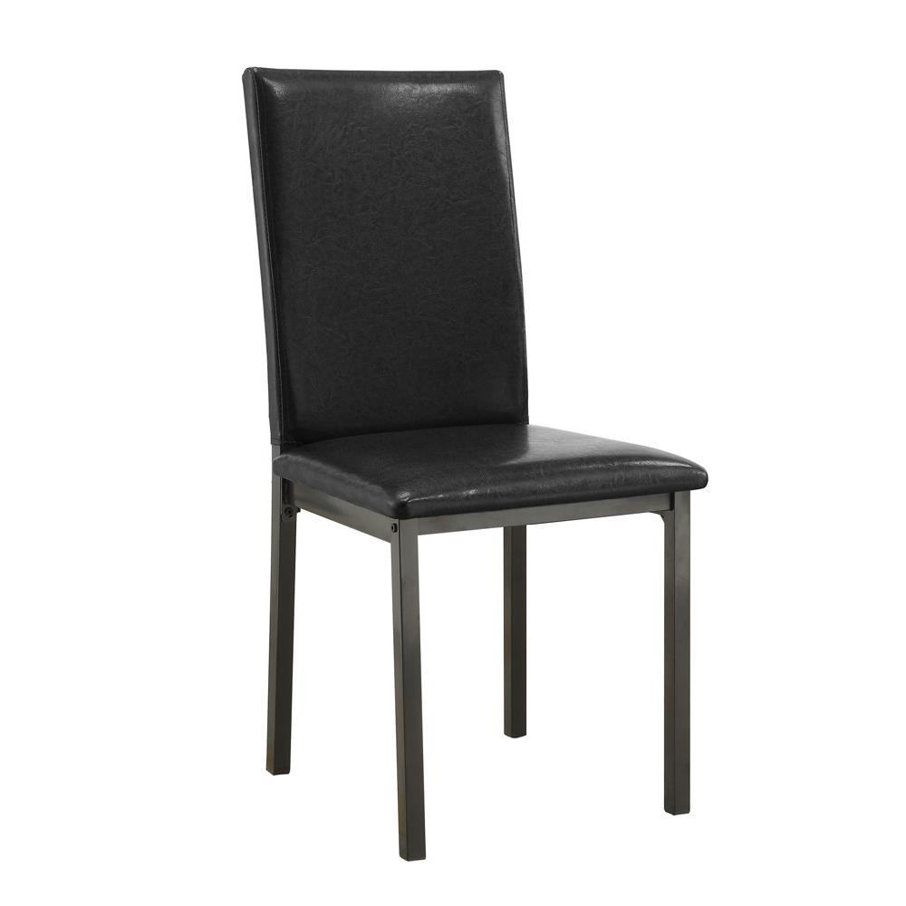 Garza Upholstered Dining Chairs Black (Set of 2). Picture 1