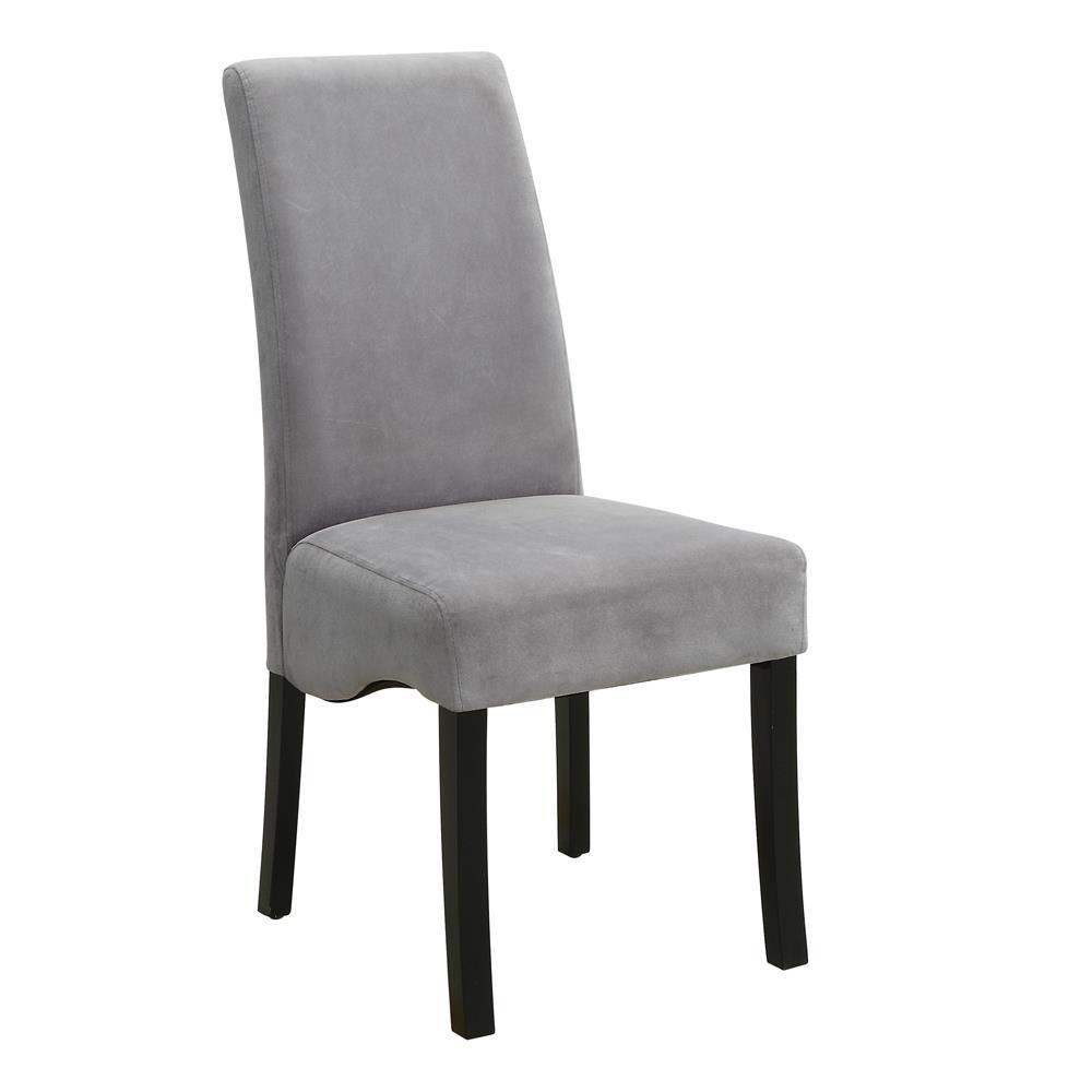 Stanton Upholstered Side Chairs Grey (Set of 2). Picture 2