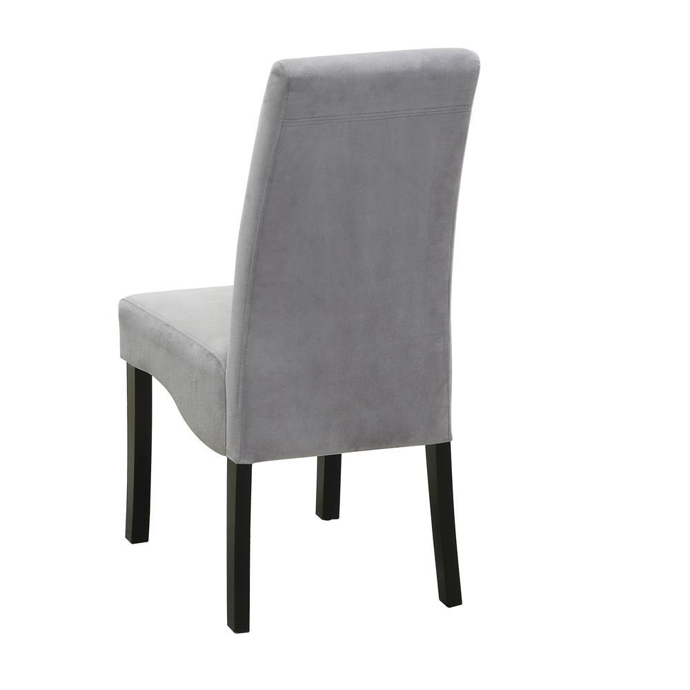 Stanton Upholstered Side Chairs Grey (Set of 2). Picture 4