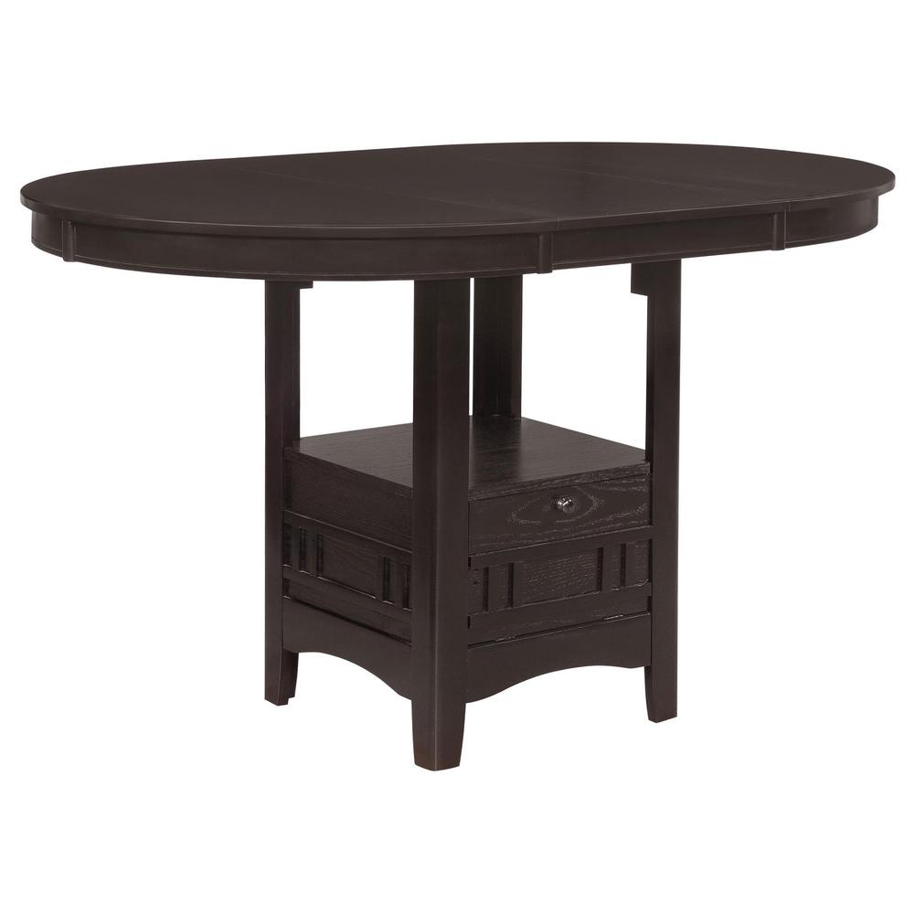 Lavon Oval Counter Height Table Espresso. Picture 6