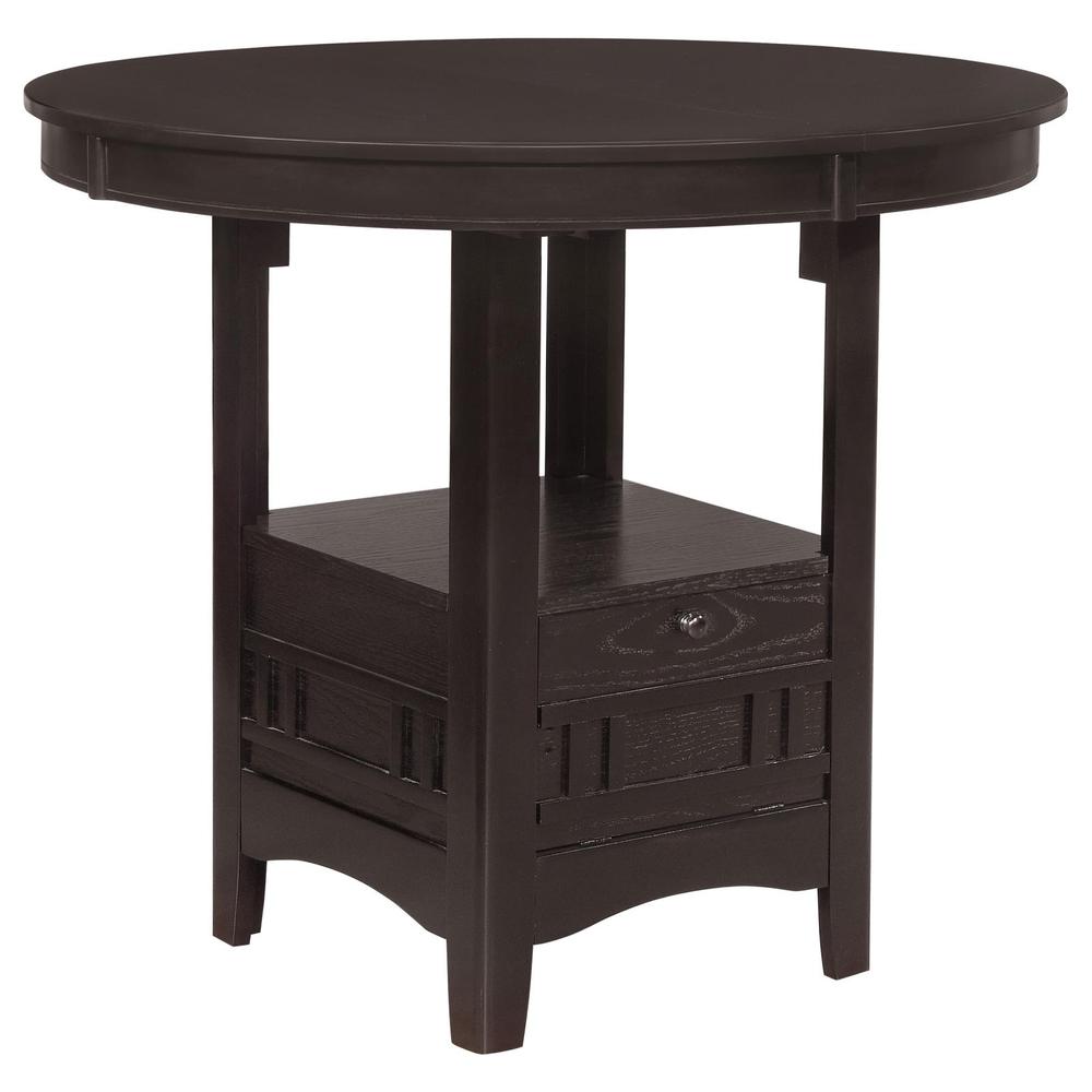 Lavon Oval Counter Height Table Espresso. Picture 1