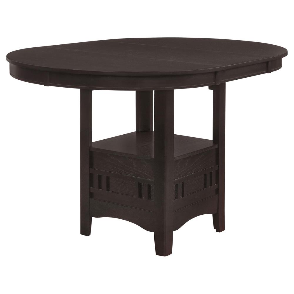 Lavon Oval Counter Height Table Espresso. Picture 3