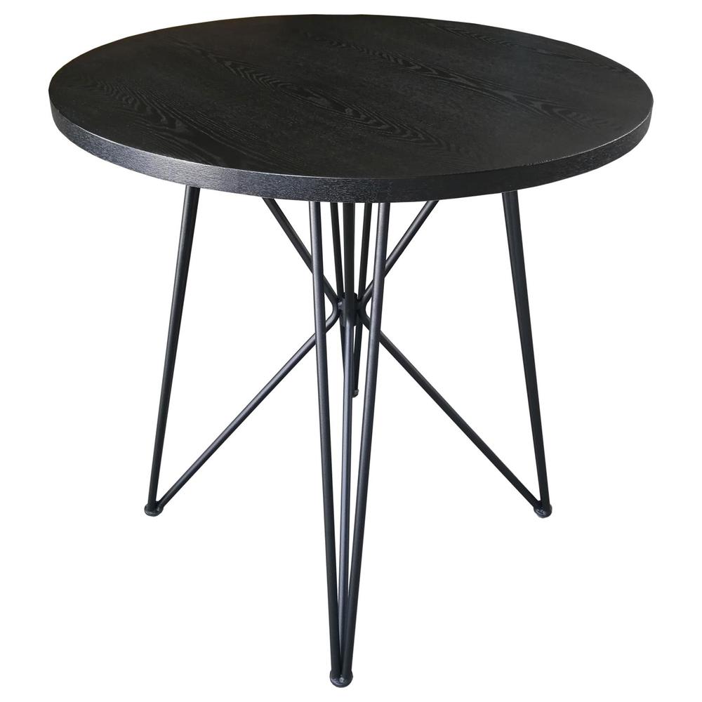Rennes Round Table Black and Gunmetal. Picture 4