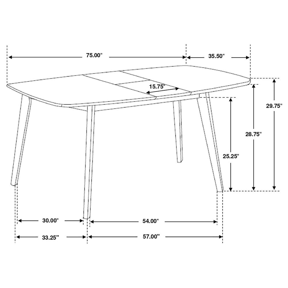 Butterfly Leaf Dining Table. Picture 4