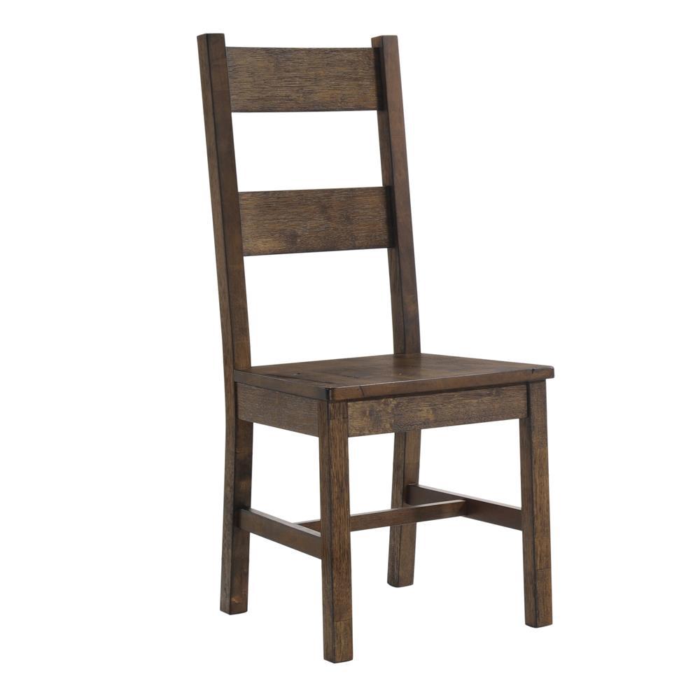 Coleman Dining Side Chairs Rustic Golden Brown (Set of 2). Picture 1