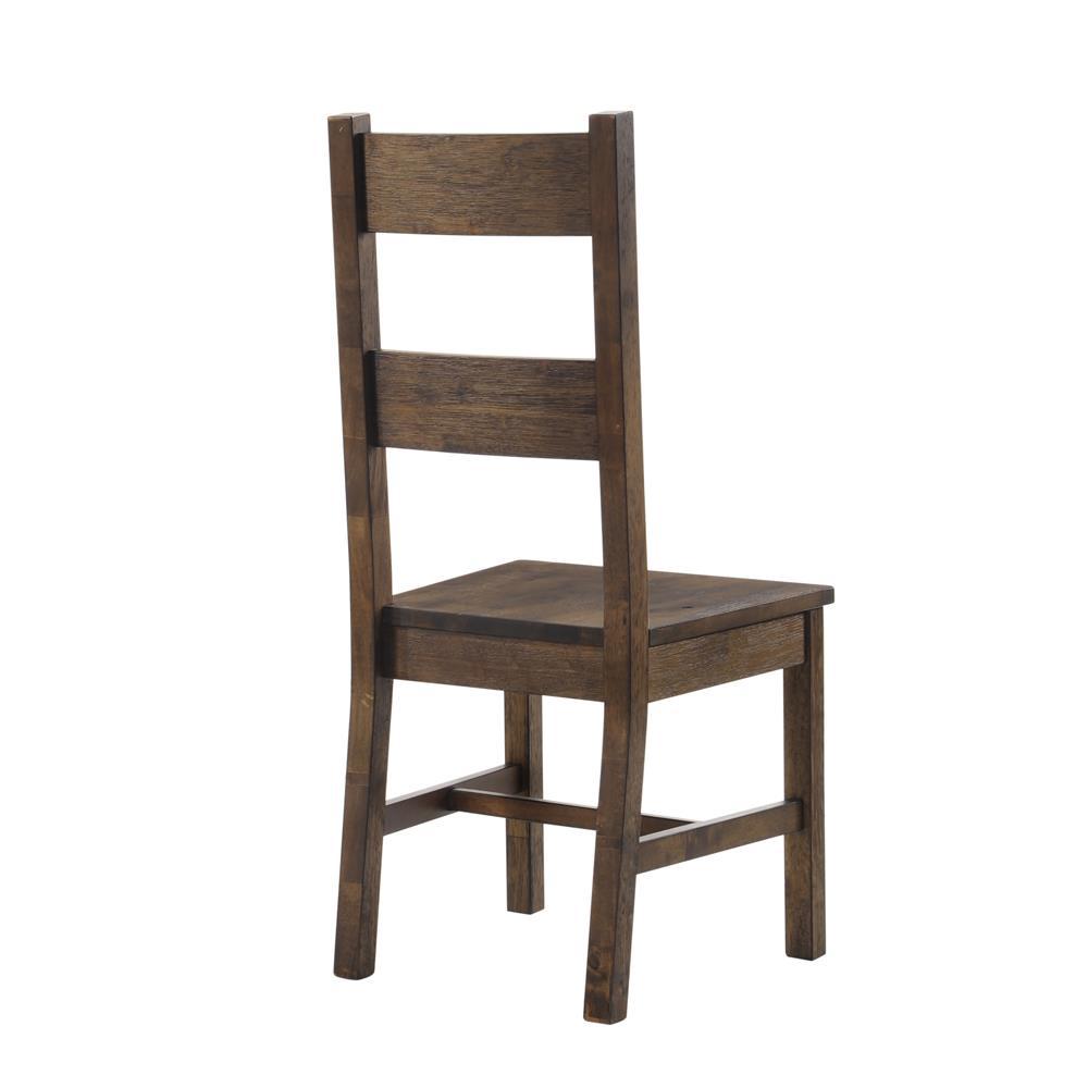 Coleman Dining Side Chairs Rustic Golden Brown (Set of 2). Picture 2