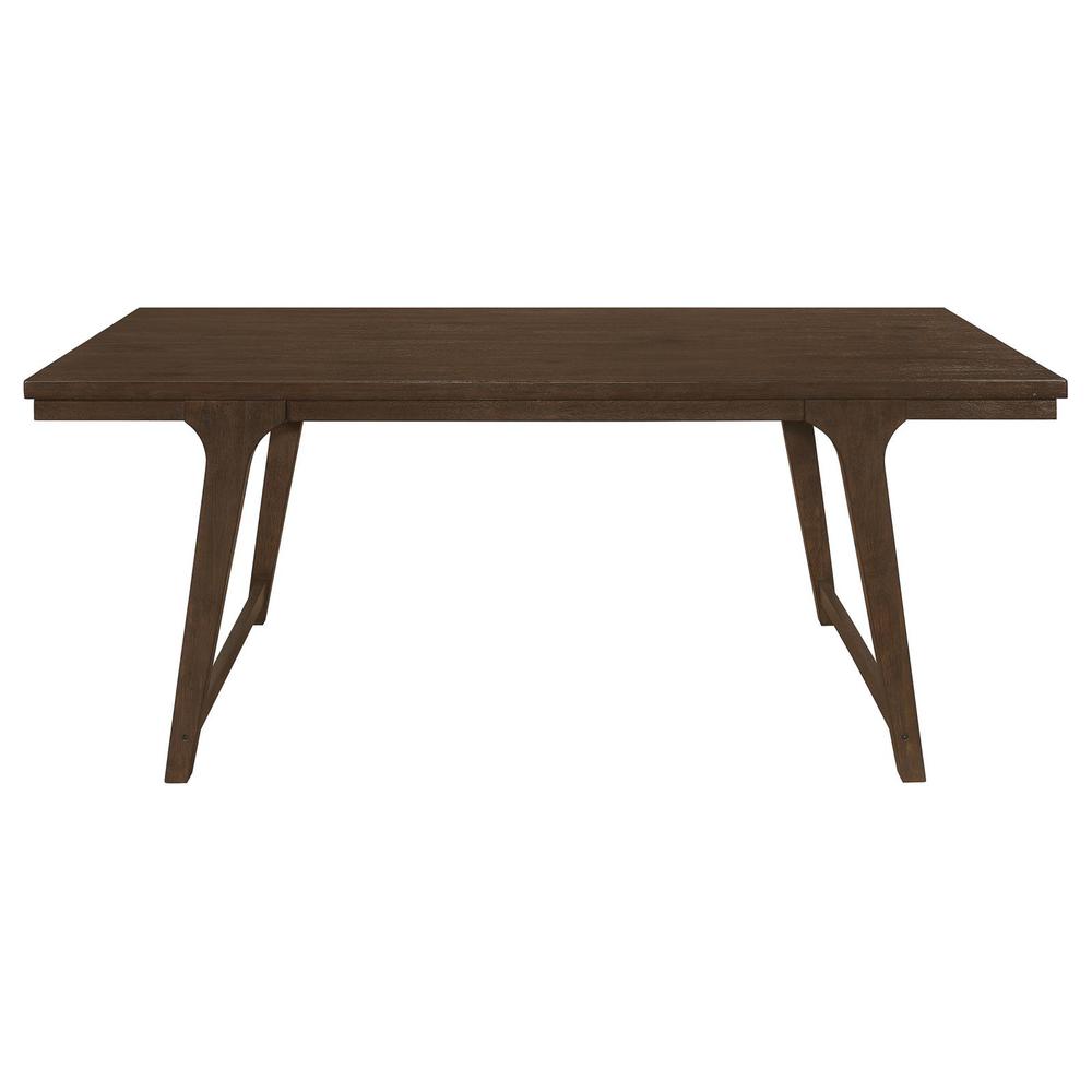 Reynolds 6-piece Rectangular Dining Table Set Brown Oak. Picture 3