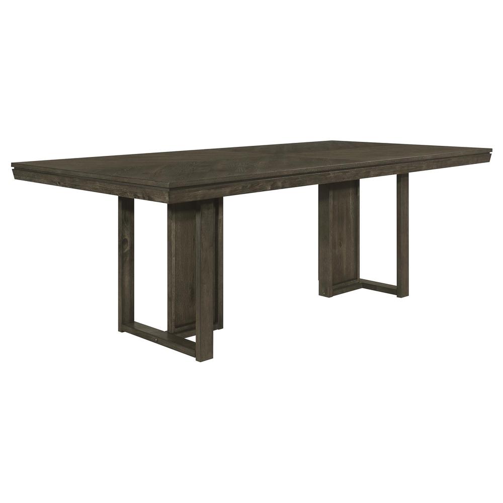 Kelly Rectangular Dining Table Dark Grey. Picture 9
