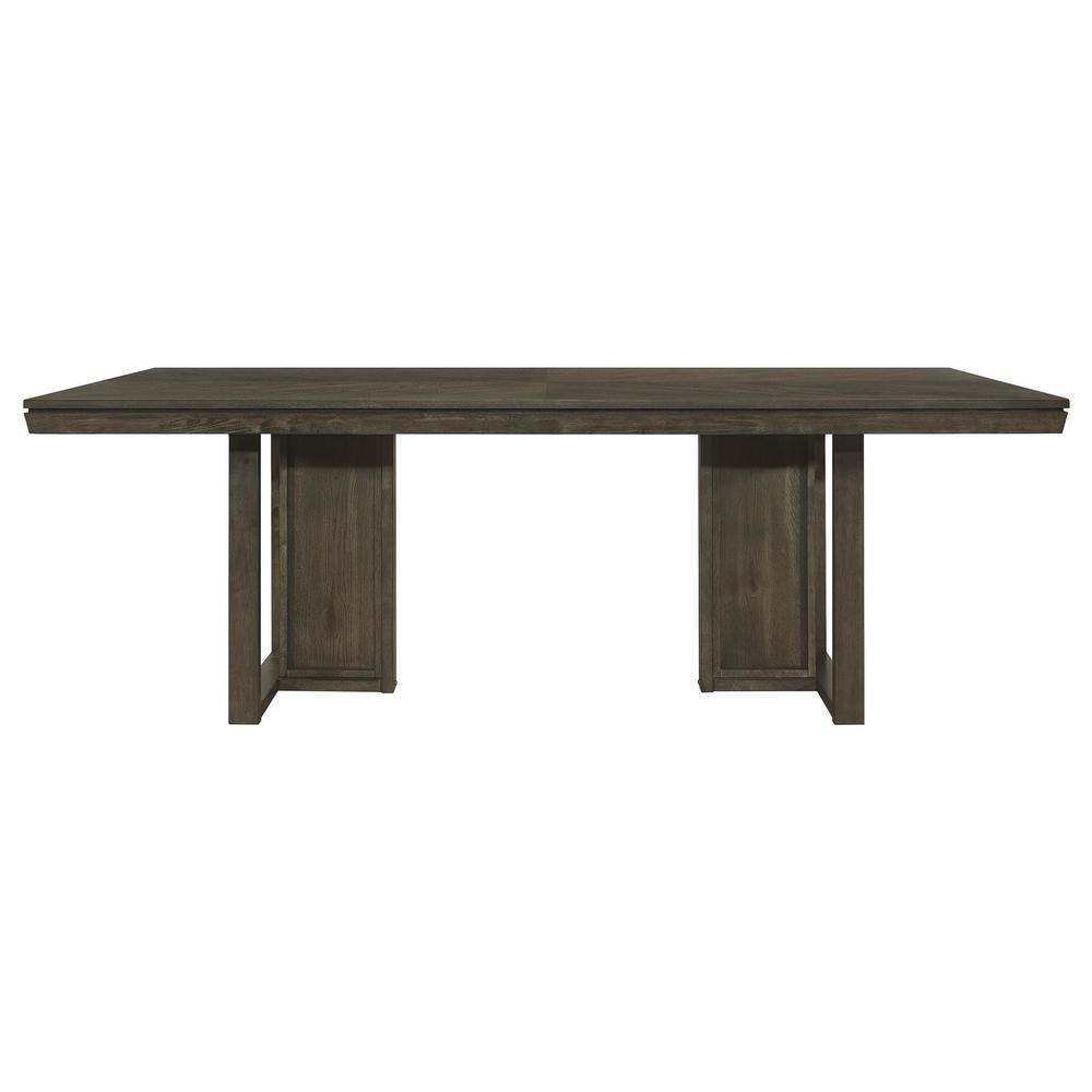 Kelly Rectangular Dining Table Dark Grey. Picture 2