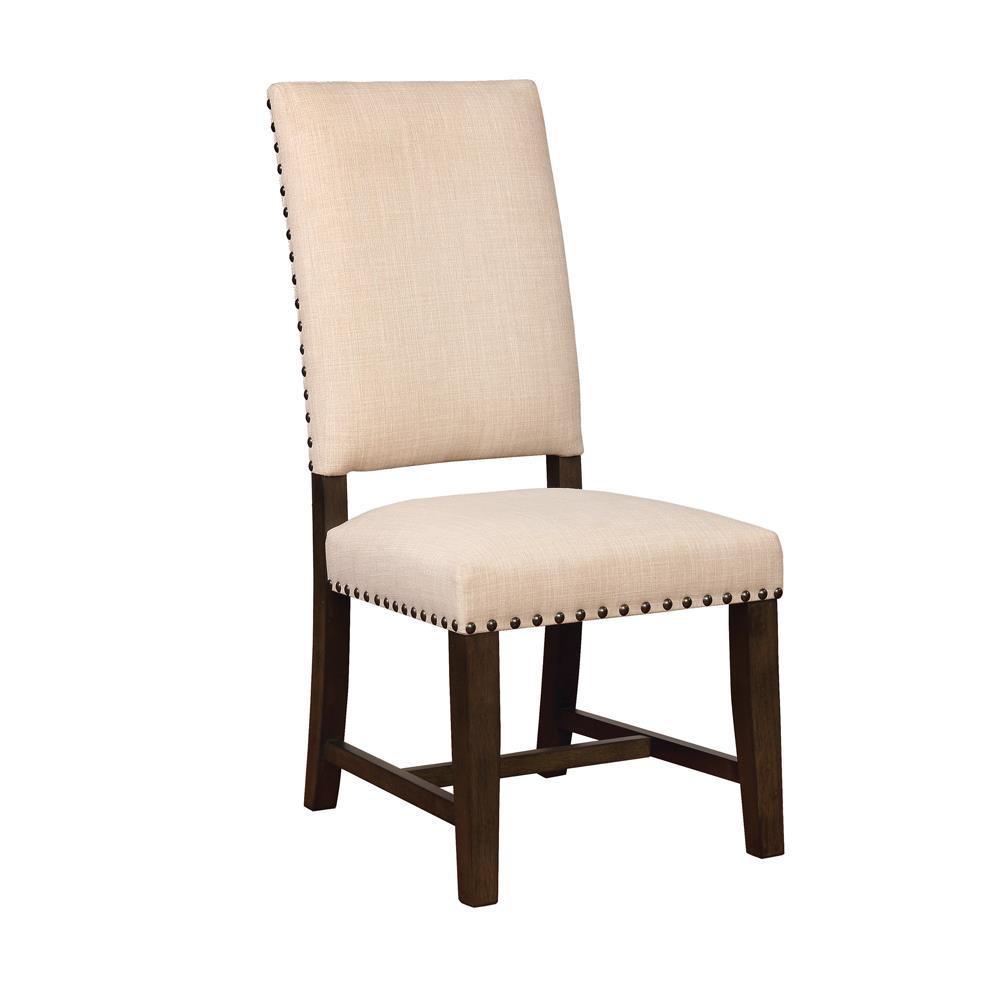 Twain Upholstered Side Chairs Beige (Set of 2). Picture 1