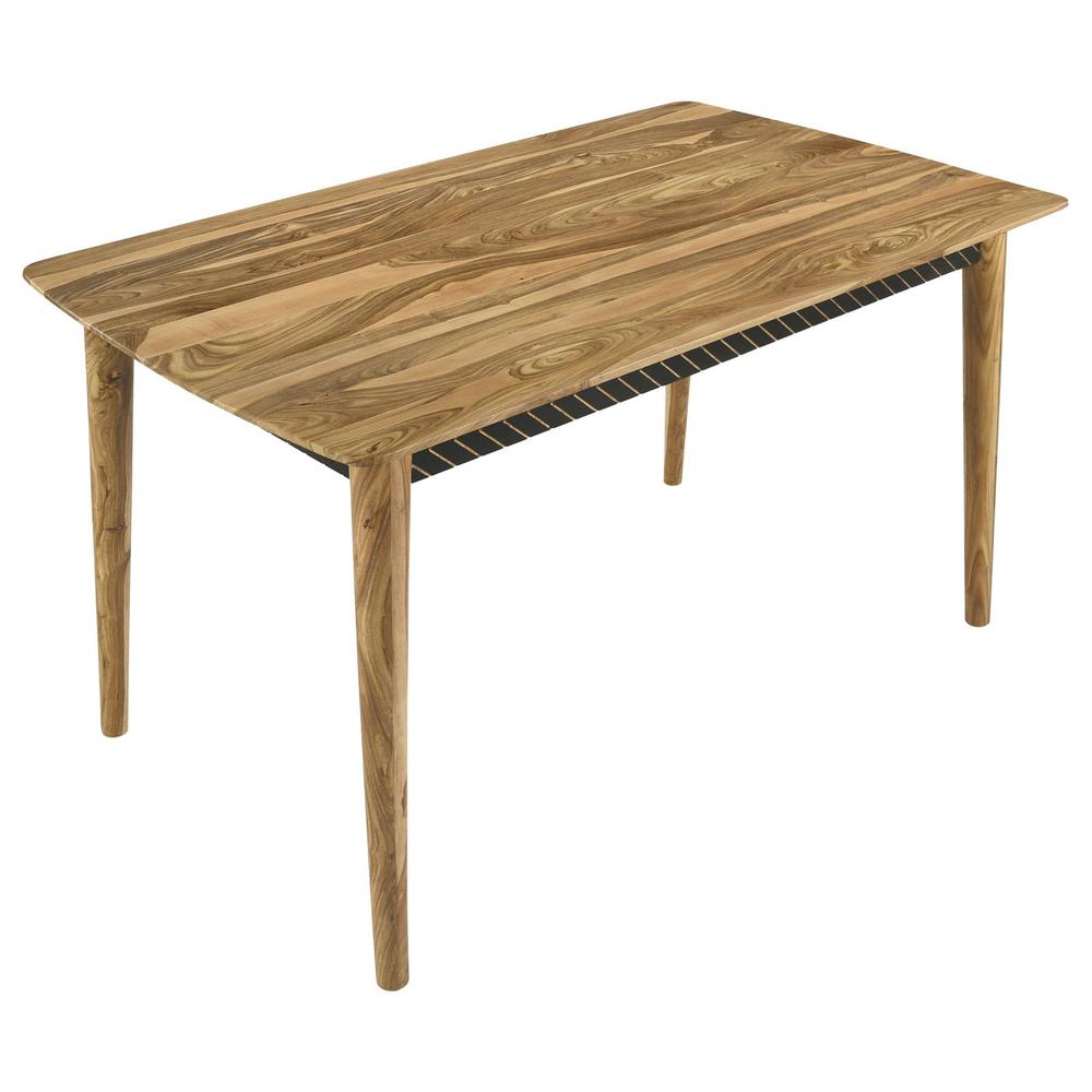 Partridge Rectangular Counter Height Table Natural Sheesham. Picture 2