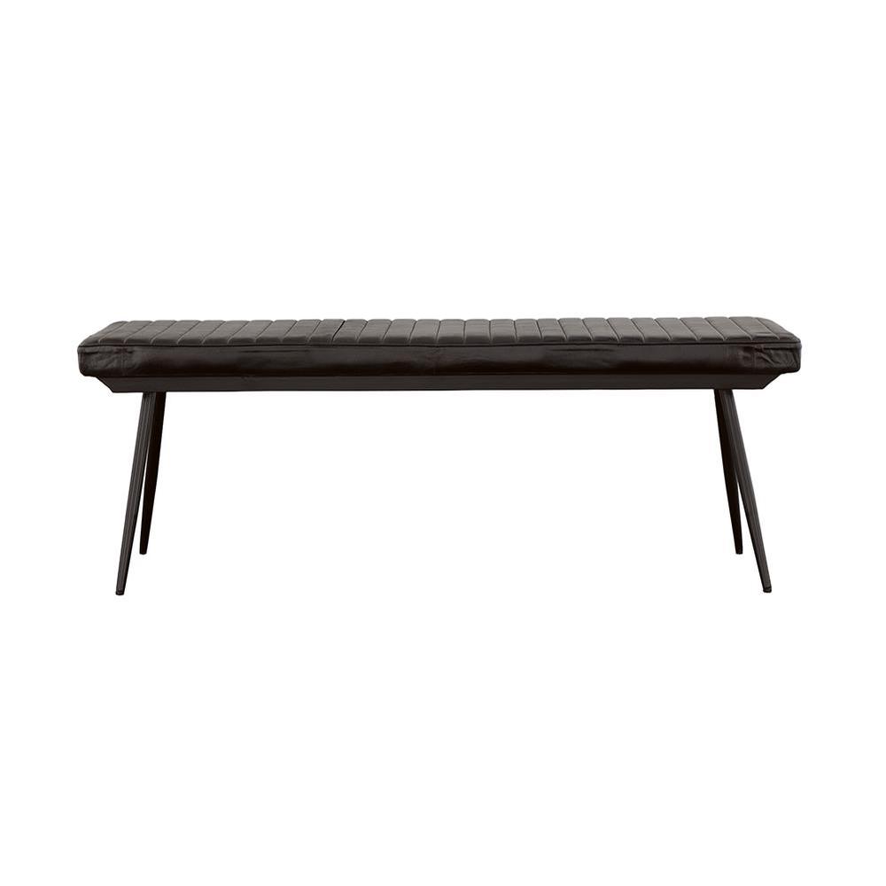 Partridge Cushion Bench Espresso and Black. Picture 1