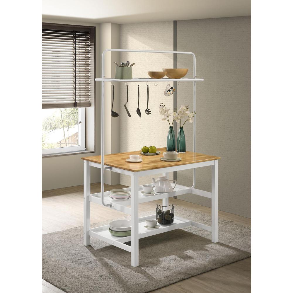 Kitchen Island With Rack. Picture 15