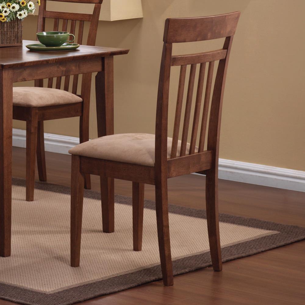 Robles 5-piece Dining Set Chestnut and Tan. Picture 2