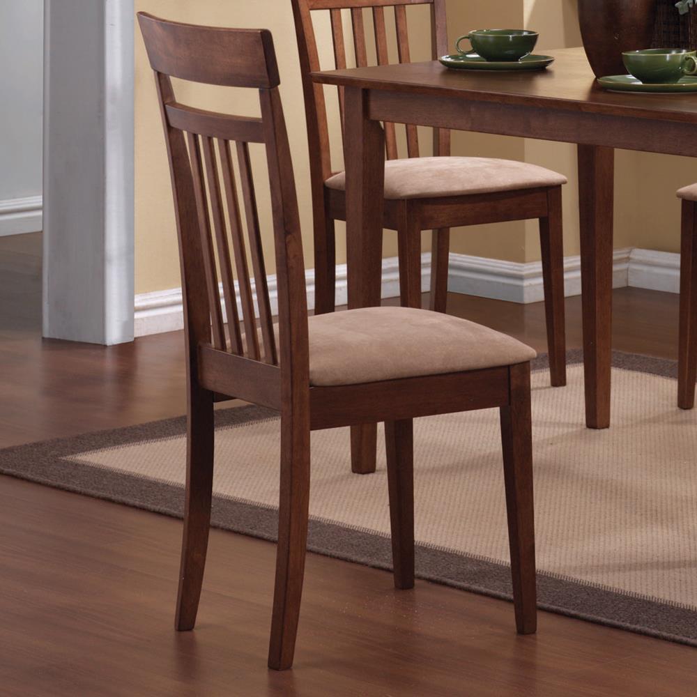 Robles 5-piece Dining Set Chestnut and Tan. Picture 3