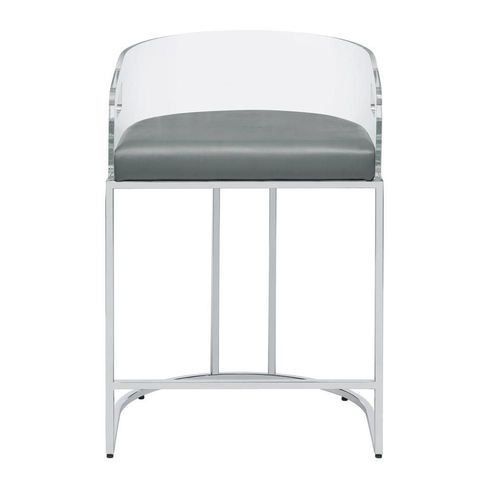Thermosolis Acrylic Back Counter Height Stools (Set Of 2). Picture 3