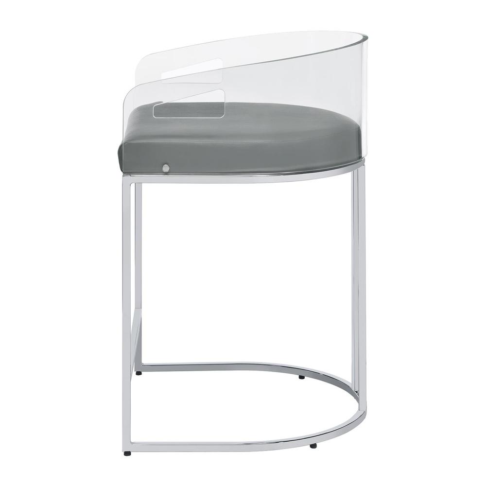 Thermosolis Acrylic Back Counter Height Stools (Set Of 2). Picture 4
