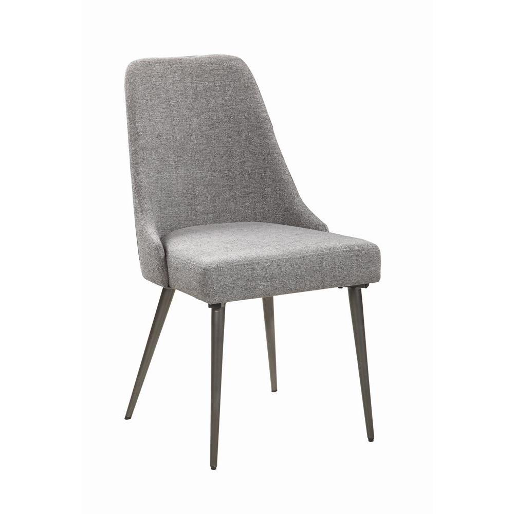 Alan Upholstered Dining Chairs Grey (Set of 2). Picture 1