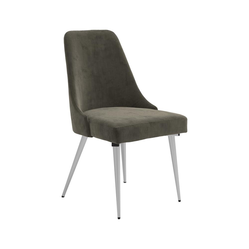 Cabianca Curved Back Side Chairs Grey (Set of 2). Picture 2